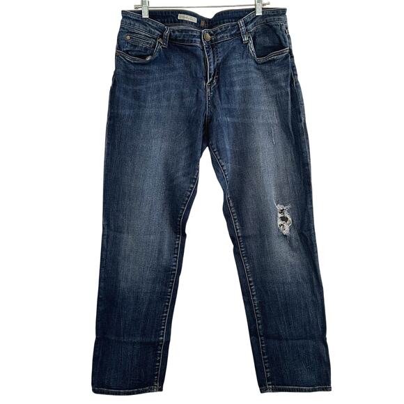 Kut from the Kloth Mid Rise Dark Wash Catherine Jeans Womens 16 - Picture 1 of 10